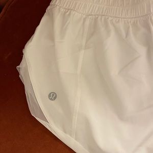 Lululemon white shorts